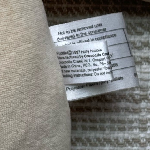 Vintage Hollie Hobby Toot and Puddle Pig 1997 Crocodile Creek plush stuffed toy - Picture 4 of 4